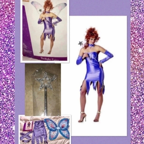 CALIFORNIA COSTUMES BRAND "TWILIGHT FAIRY!" WOMENS FAIRY COSTUME SIZE LARGE NEW! - Picture 11 of 12